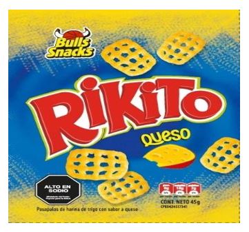 RIKITO BULLS 45GR QUESO SNACK