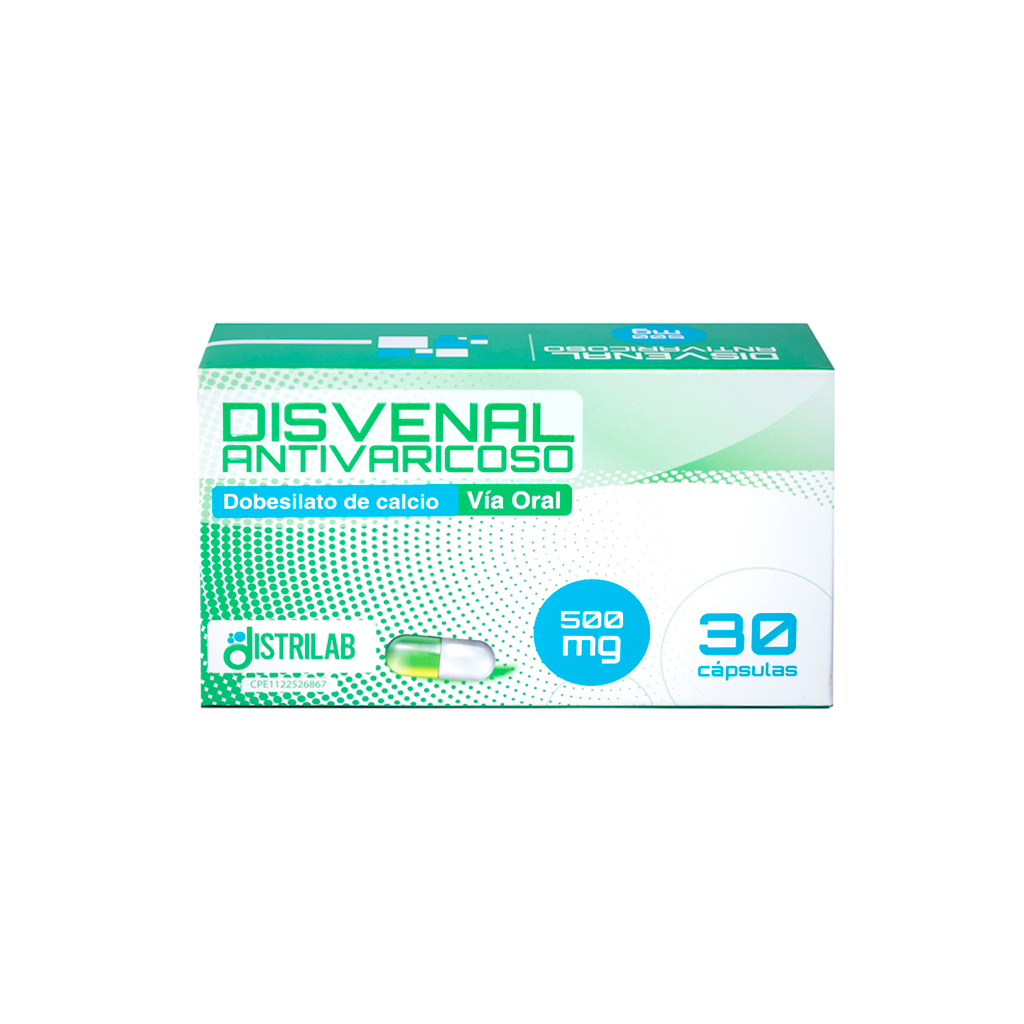 DISVENAL 500MG X 30CAPS DOBESILATO DE CALCIO DISTRILAB