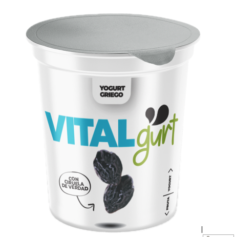 YOGURT VITALGURT 180GR CIRUELA