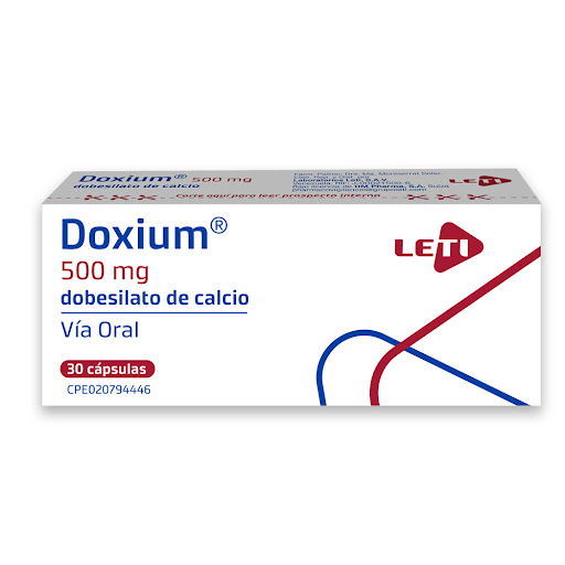 DOXIUM 500MG X 30CAP DOBESILATO DE CALCIO LETI
