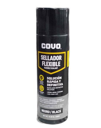 SELLADOR FLEXIBLE COVO 300ML IMPERMEABILIZANTE NEGRO