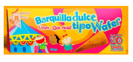 BARQUILLAS MUNDIAL 20UND CONO DULCE