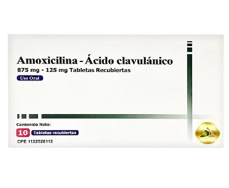 AMOXICILINA 875MG 125MG X 10TABL DAC55