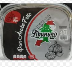 PAN ARABE FRITO LIBANAZO 150GR AJO