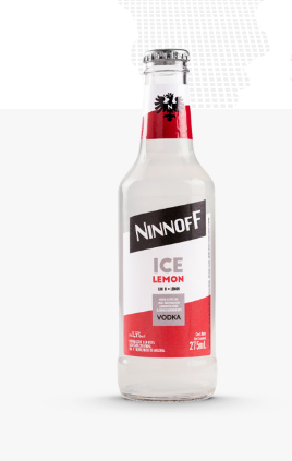 VODKA NINNOFF 275ML ICE LIMON