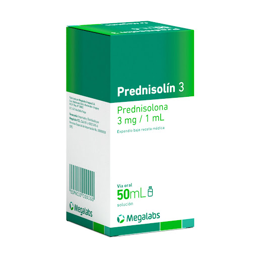 PREDNISOLIN 3MG/1ML X 50ML SOL MEGALABS