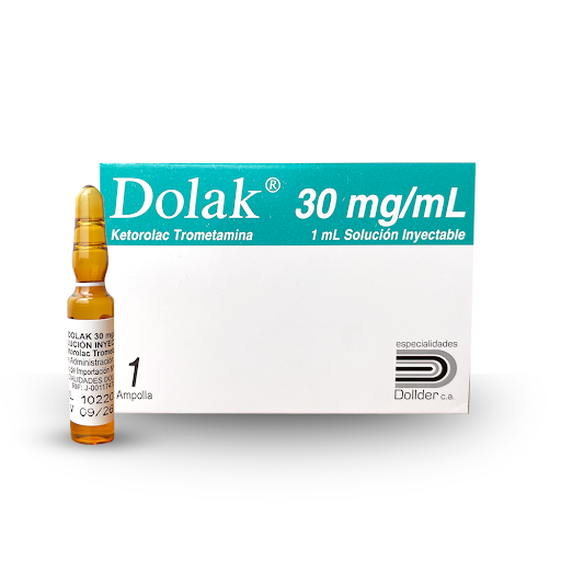 DOLAK 30MG/ML X 1AMP SOL INY DOLLDER