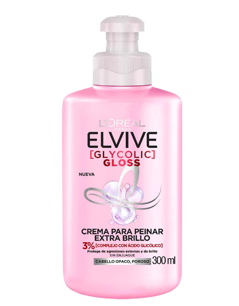 CREMA DE PEINAR ELVIVE 300ML ACIDO GLICOLICO
