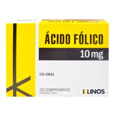 ACIDO FOLICO 10MG 20COMP KLINOS