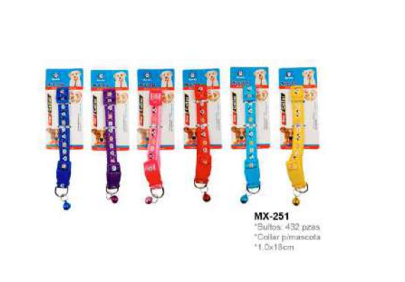 COLLAR P/MASCOTA 1.0X18CM MX-327-432