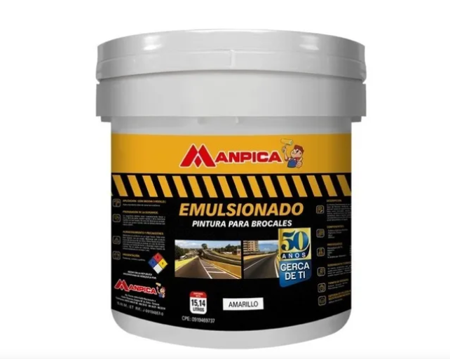 PINTURA P/BROCALES MAMPICA  4 GALON AMARILLA 