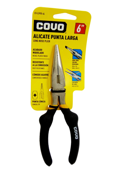 ALICATE COVO 6 PULG PUNTA LARGA 