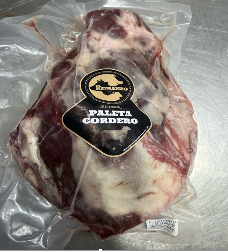 PALETA DE CORDERO  EL REMANZO X KG