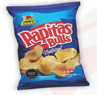 PAPAS BULLS SNACKS 100GR NATURAL