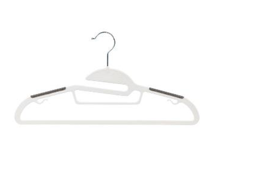 GANCHOS DE ROPA SET 5 ANTIDESLIZANTE BLANCO 