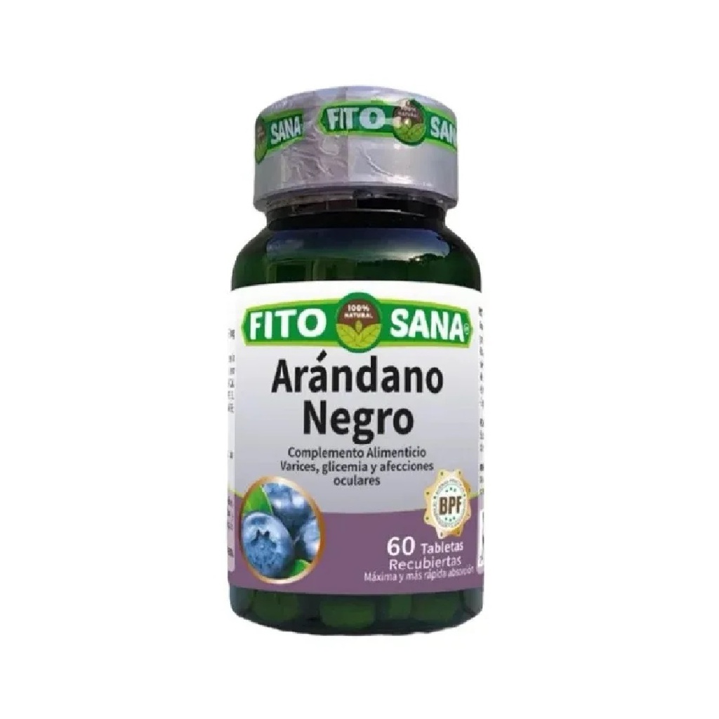 ARANDANO NEGRO 480GR X 60TABL FITOSANA