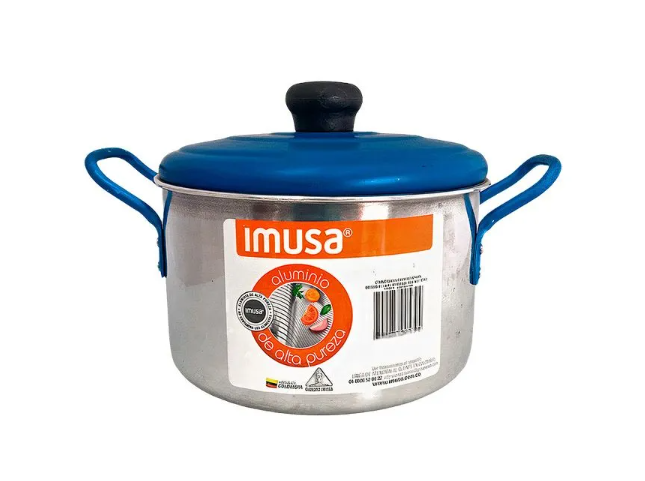 OLLA ALTA 22 CM IMUSA C/TAPA