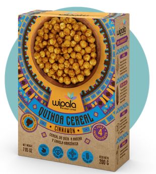 CEREAL WIPALA 200GR CANELA Y QUINUA