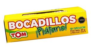 BOCADILLOS TOM 20UND PLATANO