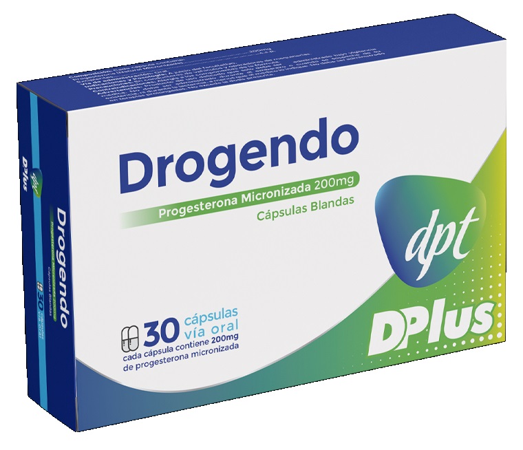 DROGENDO 200MG X 30CAPS PROGESTERONA DPT
