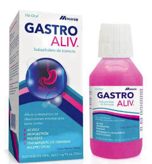 GASTRO ALIV 262MG/15ML 120ML MAVER MENTA CHERRY