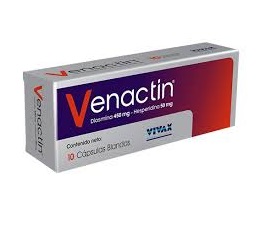 VENACTIN 450MG 50MG X 30CAPS DIOS HESP VIVAX