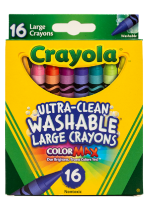 CREYONES CRAYOLA 8UND CERA LAVABLES