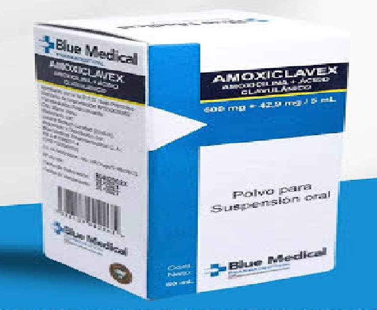 AMOXICLAVEX 600MG 42,9MG X 60ML SUSP ORAL BLUE MEDICAL