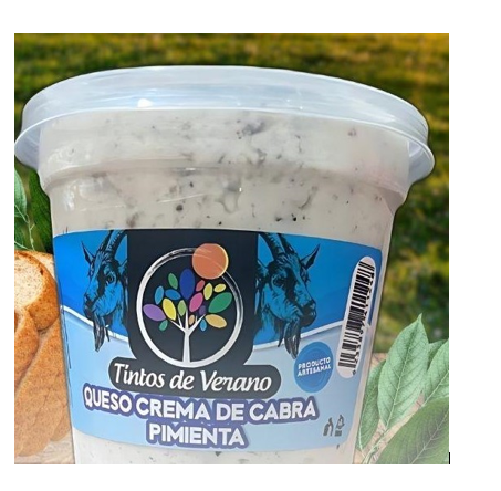 QUESO CREMA TINTOS DE VERANO 200GR PIMIENTA
