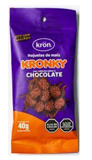 HOJUELAS DE MAIZ KRON 40GR CHOCOLATE
