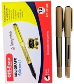BOLIGRAFO OFFI-ESCO NEGRO TINTA LIQUIDA ROLLER PEN