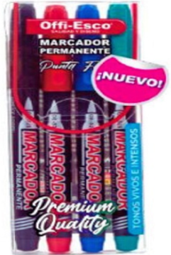 MARCADOR OFFI-ESCO 4UND PTA FINA