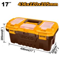 CAJA DE HERRAMIENTAS INGCO 17&quot; BROCHE PLASTIC
