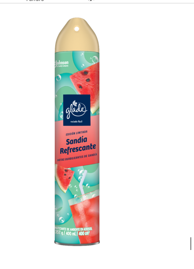 AMBIENTADOR GLADE 400ML SANDIA