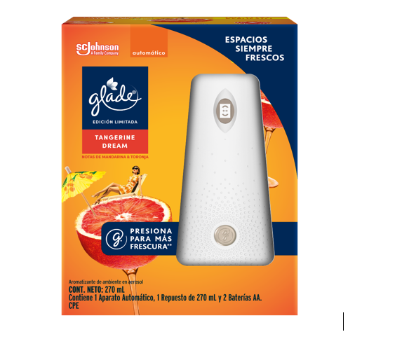 AMBIENTADOR GLADE 175GR TAGERINE DREAM APAR