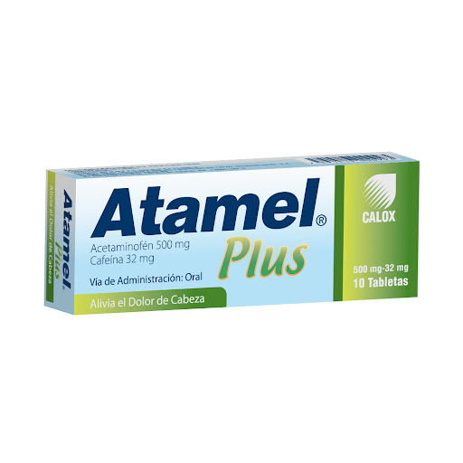 ATAMEL PLUS 500MG 32MG X 10TABL CALOX