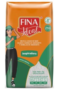HARINA DE MAIZ FINA IDEAL 1KG INSPIRADORA