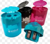 SACAPUNTAS ESTOL DOBLE DEPOSITO PLAST