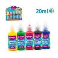 PINTURA TEXTIL POINTER 20ML 5 COLORES