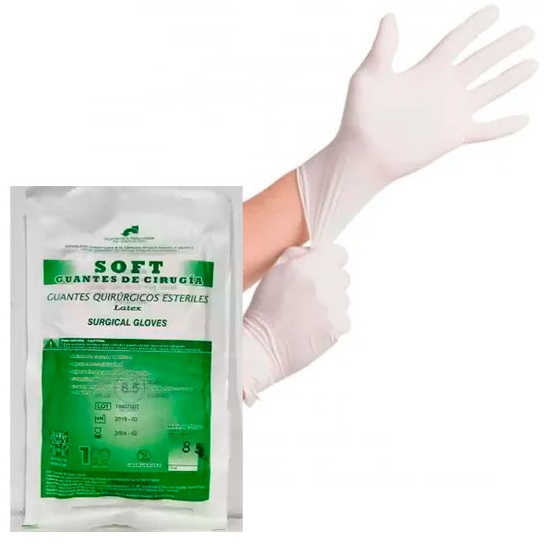GUANTES QUIRURGICOS T8,5 X 1SOBRE SOFT