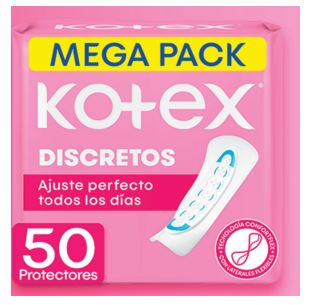 PROTEC DIARIO KOTEX 50UND DISCRETOS
