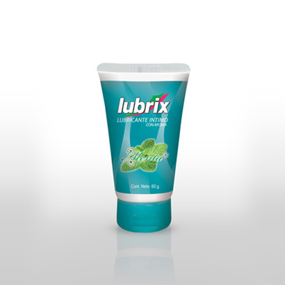 LUBRIX GEL 60ML AROMA MENTA LUBRICANTE SUCAGEL