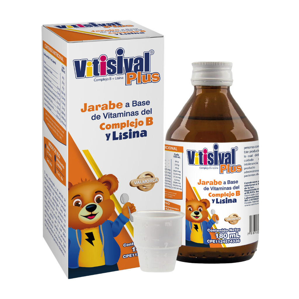 VITISIVAL PLUS JBE X 180ML COMP B LISINA VALMORCA