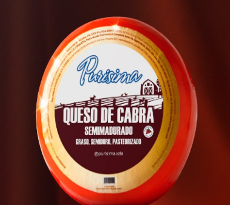 QUESO DE CABRA PURISIMA SEMIMADURADO REDONDO X KG