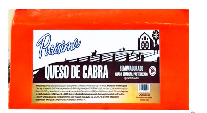 QUESO DE CABRA PURISIMA SEMIMADURADO BARRA X KG
