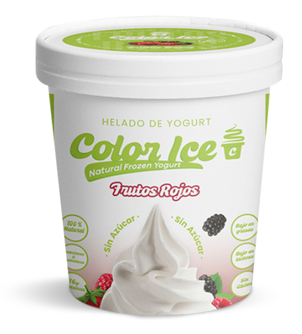 HELADO DE YOGURT COLOR ICE FRUTOS ROJOS  S/A
