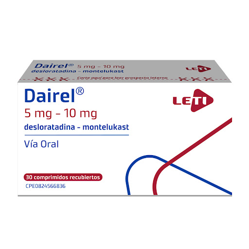 DAIREL 5MG 10MG X 30COMP DESL MONTL LETI