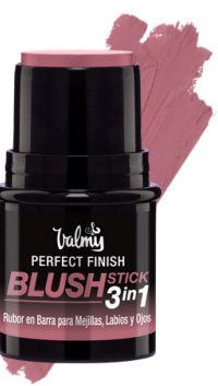 RUBOR EN BARRA VALMY 3EN1 #04 MALVA SUAVE