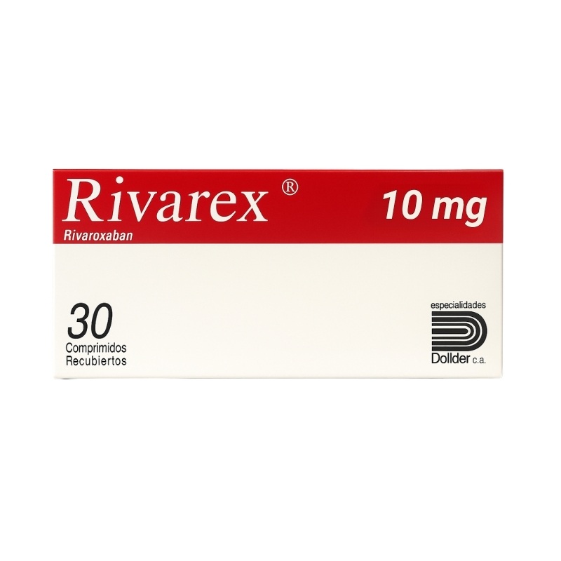 RIVAREX 10MG X 30COMP RIVAROXABAN DOLLDER