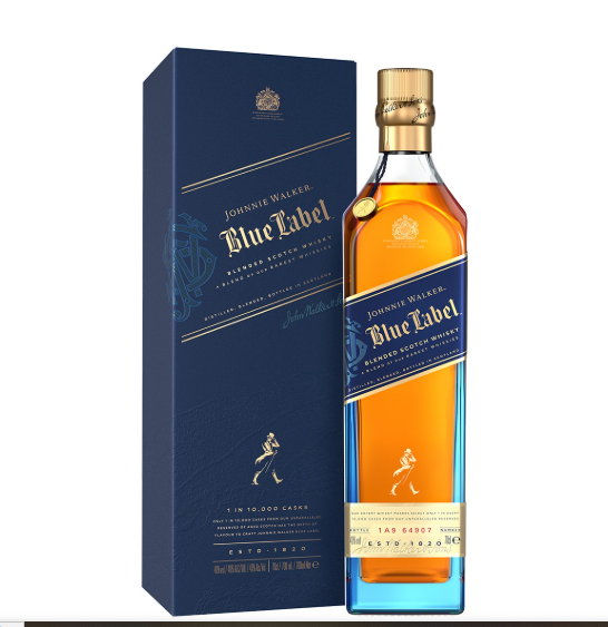 WHISKY J.W BLACK LABEL 0.70LT BLUE LABEL